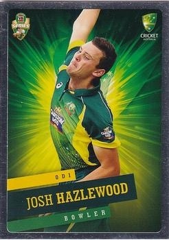 CRICKET - 2015-16 Tap N Play Big Bash - Silver #021 - Josh Hazlewood  - Australia
