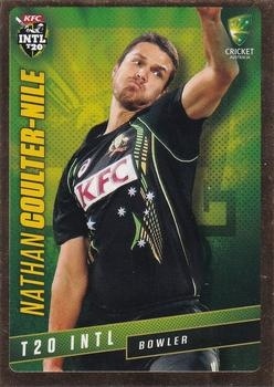 CRICKET - 2015-16 Tap N Play Big Bash - Gold #034 - Nathan Coulter-Nile - Australia