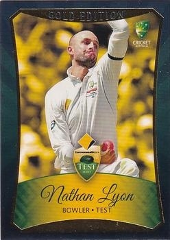 CRICKET - 2016-17 Tap N Play Big Bash - Gold #006 - Nathan Lyon - Australia