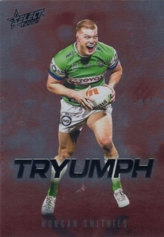 NRL - 2026 Select - Tryumph Red #TR008 - Morgan Smithies - Canberra Raiders