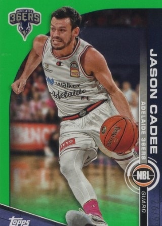 NBL - 2023-24 Topps - Green Parallel #010 - Jason Cadee SN99 - Adelaide 36ers