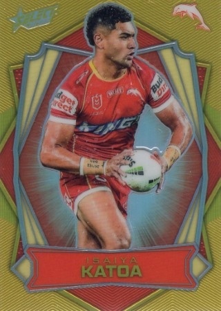 NRL - 2026 Select - Luminous Gold Back (SN725) #L054 - Isaiya Katoa - Dolphins