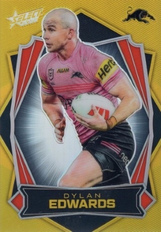NRL - 2026 Select - Luminous Gold Back (SN725) #L134 - Dylan Edwards - Penrith Panthers