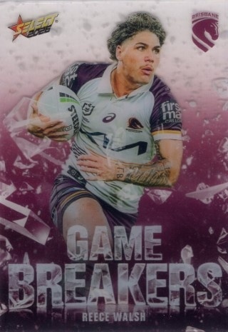 NRL - 2026 Select - Game Breakers #GB006 - Reece Walsh - Brisbane Broncos