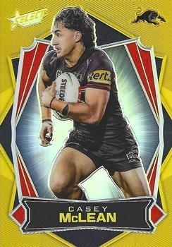 NRL - 2026 Select - Luminous Gold Back (SN725) #L138 - Casey McLean - Penrith Panthers
