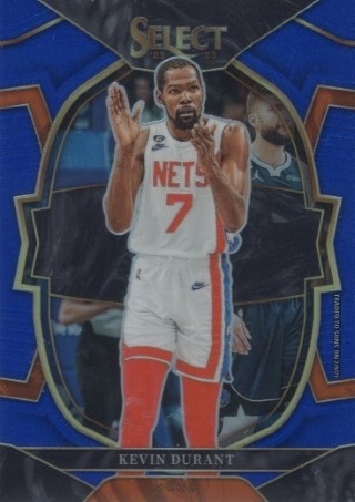 2022-23 Select - Blue Prizms #037 - Kevin Durant - Brooklyn Nets