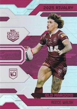NRL - 2025 Rivalry - State of Origin Silver #S27 - Reece Walsh - Queensland Maroons