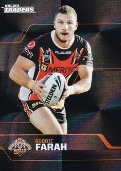 NRL - 2013 Traders - Parallel Silver #PS182 - Robbie Farah - Wests Tigers