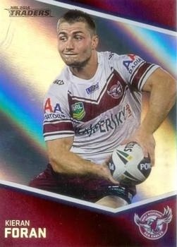 NRL - 2014 Traders - Parallel Silver #P061 - Kieran Foran - Manly Sea Eagles