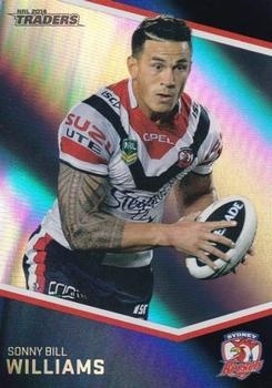 NRL - 2014 Traders - Parallel Silver #P154 - Sonny Bill Williams - Sydney Roosters