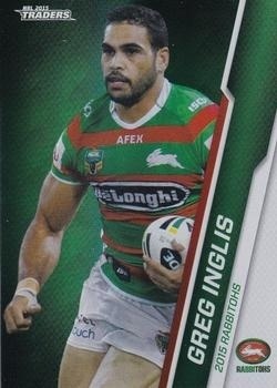 NRL - 2015 Traders - Parallel Silver #P102 - Greg Inglis - South Sydney Rabbitohs