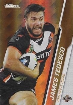 NRL - 2015 Traders - Parallel Silver #P143 - James Tedesco - Wests Tigers