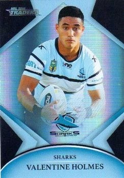 NRL - 2016 Traders - Parallel Silver #P039 - Valentine Holmes - Cronulla Sharks