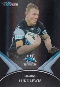 NRL - 2016 Traders - Parallel Special Black #PS020 - Luke Lewis - Cronulla Sharks