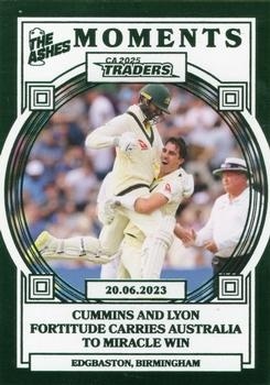 CRICKET - Traders 2025-26 - The Ashes Moments #AM27 - 20/06/203 Edgbaston (Pat Cummins / Nathon Lyon) - Australia