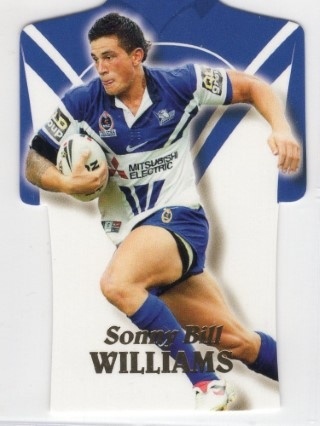 NRL - 2006 Select Invincibles - Jersey Parallels #DC12 - Sonny Bill Williams - Canterbury Bulldogs