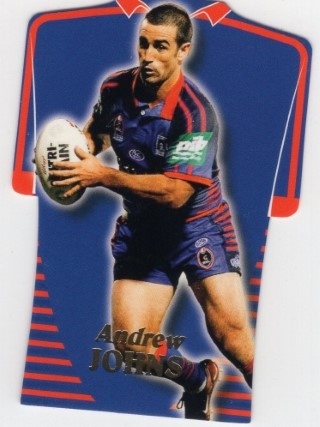 NRL - 2006 Select Invincibles - Jersey Parallels #DC39 - Andrew Johns - Newcastle Knights