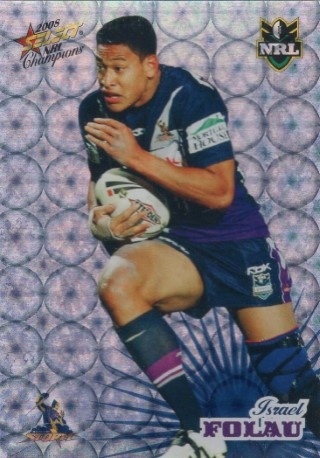 NRL - 2008 Select Champions - Holofoil Parallel #HF079 - Israel Folau - Melbourne Storm