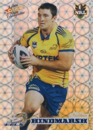 NRL - 2008 Select Champions - Holofoil Parallel #HF117 - Nathan Hindmarsh - Parramatta Eels