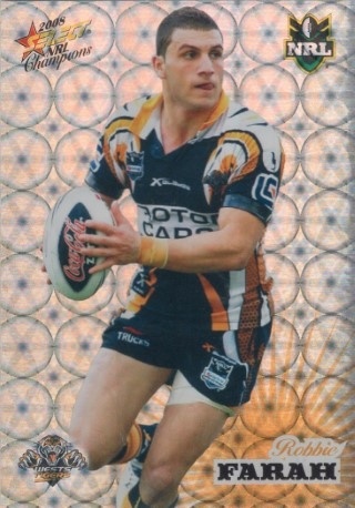 NRL - 2008 Select Champions - Holofoil Parallel #HF186 - Robbie Farah - Wests Tigers