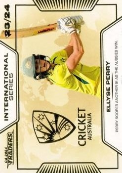 CRICKET - Traders 2024-25 - International Series Gold - #IS27 - Ellyse Perry SN67 - Australia