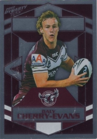 NRL - 2012 Select Dynasty - Parallel Silver #SP067 - Daly Cherry-Evans - Manly Sea Eagles