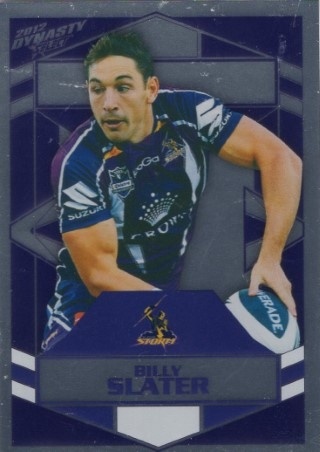 NRL - 2012 Select Dynasty - Parallel Silver #SP086 - Billy Slater - Melbourne Storm