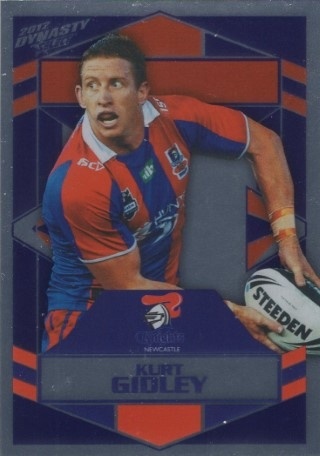 NRL - 2012 Select Dynasty - Parallel Silver #SP093 - Kurt Gidley - Newcastle Knights