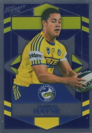 NRL - 2012 Select Dynasty - Parallel Silver #SP114 - Jarryd Hayne - Parramatta Eels