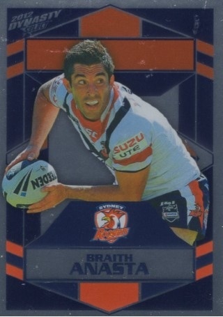 NRL - 2012 Select Dynasty - Parallel Silver #SP161 - Braith Anasta - Sydney Roosters