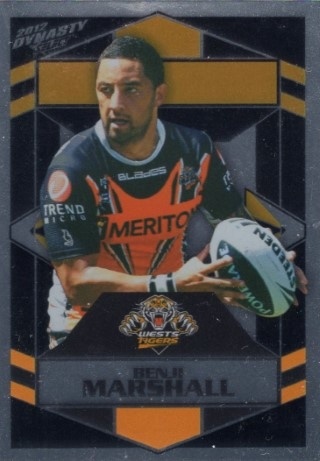 NRL - 2012 Select Dynasty - Parallel Silver #SP192 - Benji Marshall - Wests Tigers