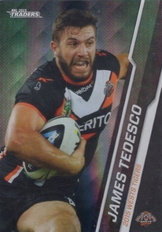 NRL - 2015 Traders - Parallel Special Black #PS143 - James Tedesco - Wests Tigers