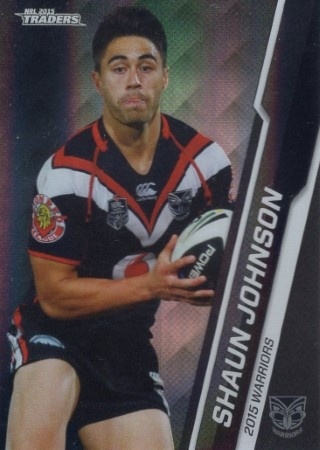 NRL - 2015 Traders - Parallel Special Black #PS129 - Shaun Johnson - New Zealand Warriors