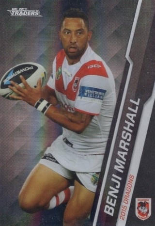 NRL - 2015 Traders - Parallel Special Black #PS112 - Benji Marshall - St. George Dragons