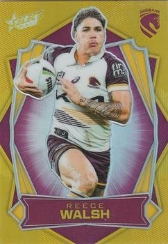 NRL - 2026 Select - Luminous Parallel #L010 - Reece Walsh - Brisbane Broncos