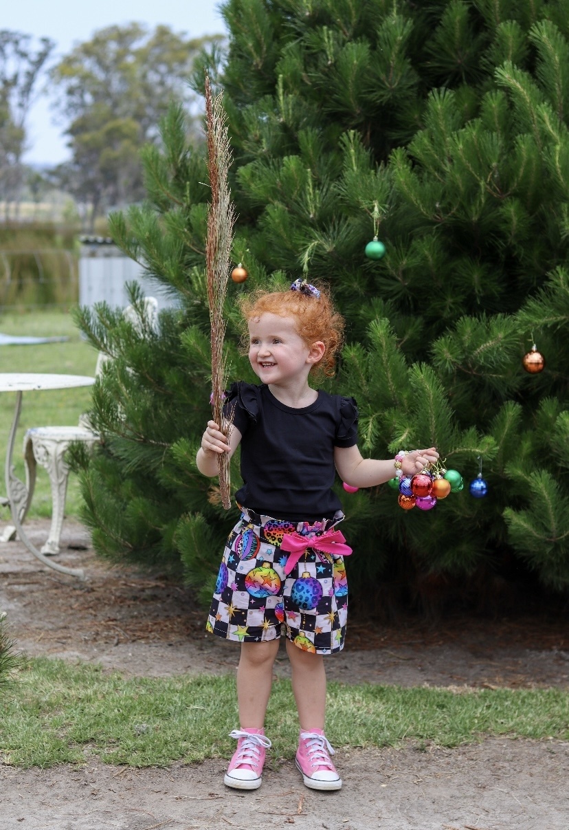 Festive Cheer Check Shorts