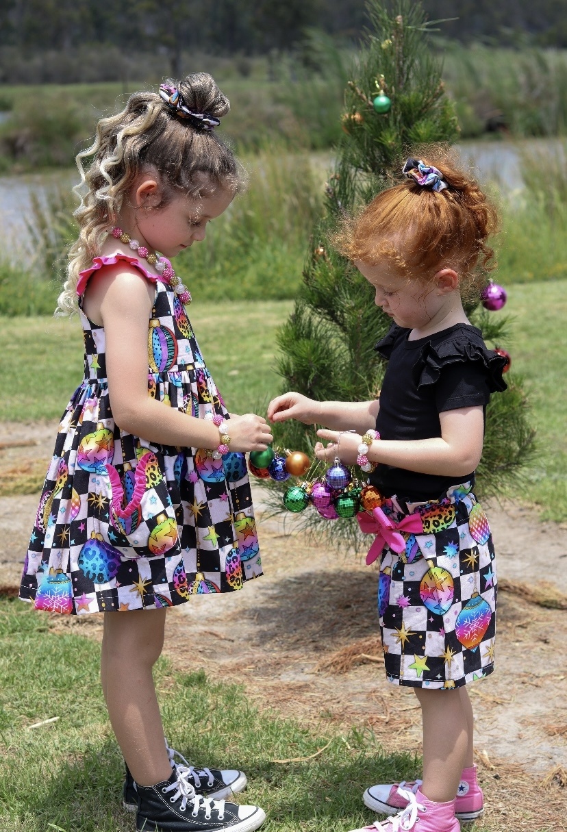 Festive Cheer Check Scrunchie