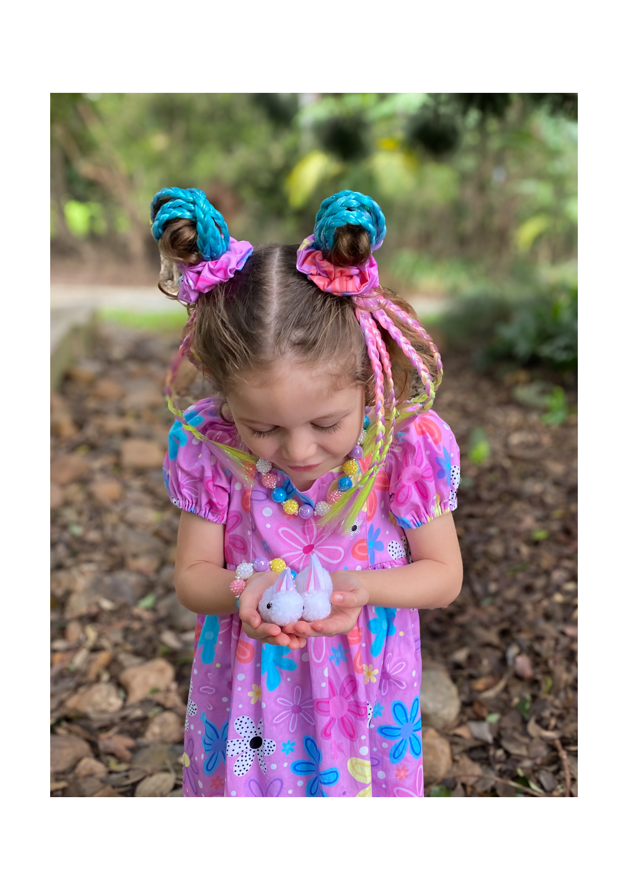 Bloomin' Easter Scrunchie