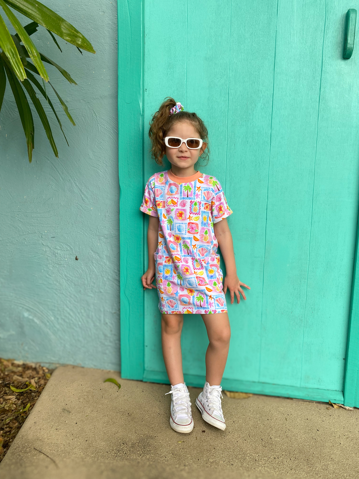 Island Time T-shirt dress