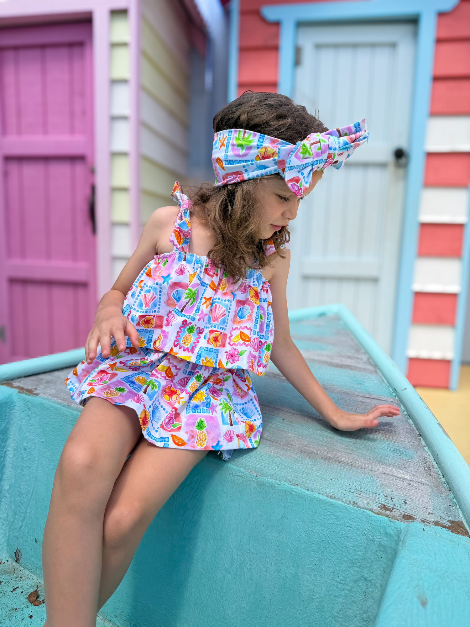 Island Time Frill top