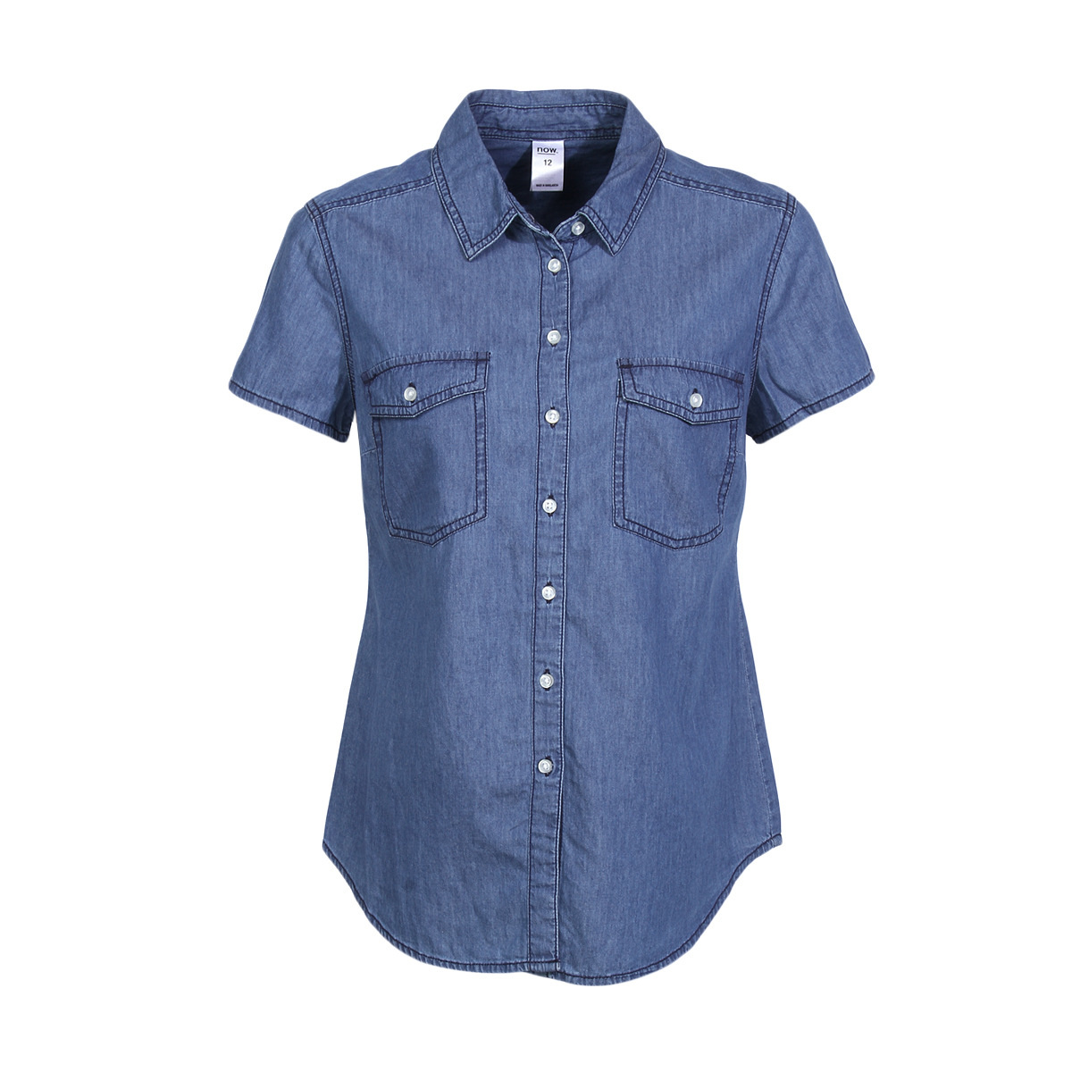 Short Sleeve Denim Shirt