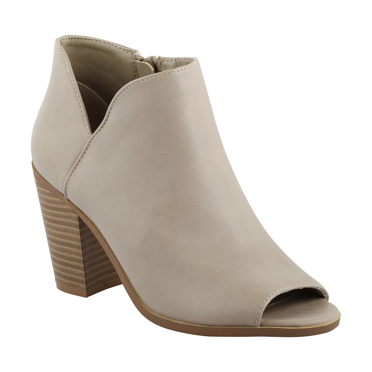 Open Toe High Heel Boots