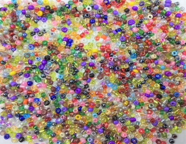 Seed Beads - Multi Mix - 2mm - 20g