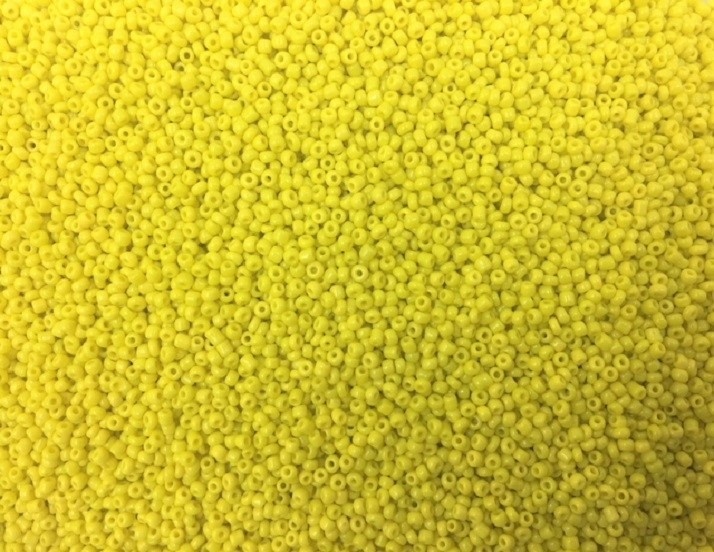 Seed Beads - Opaque Yellow - 2mm - 20g