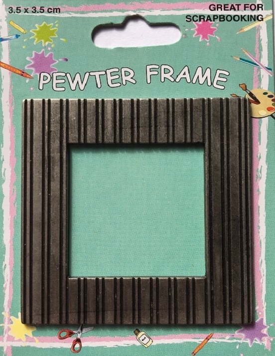 Pewter Frame - Stripes