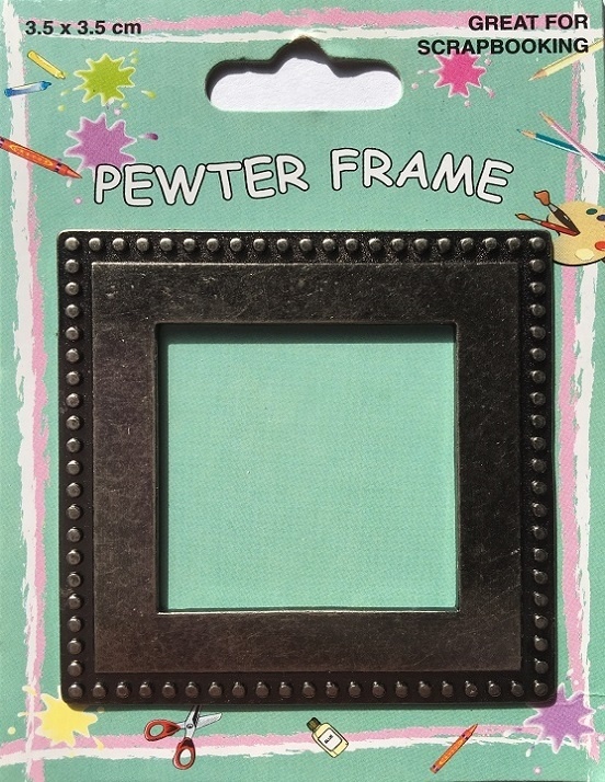 Pewter Frame - Polka Dots