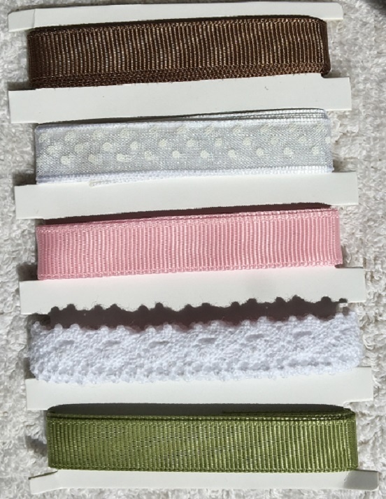 Assorted Ribbon - 5 Colours - No. 1
