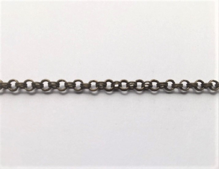 GC-AB-01 - Metal Chain - Antique Bronze - 1 Metre - 4mm x 4mm
