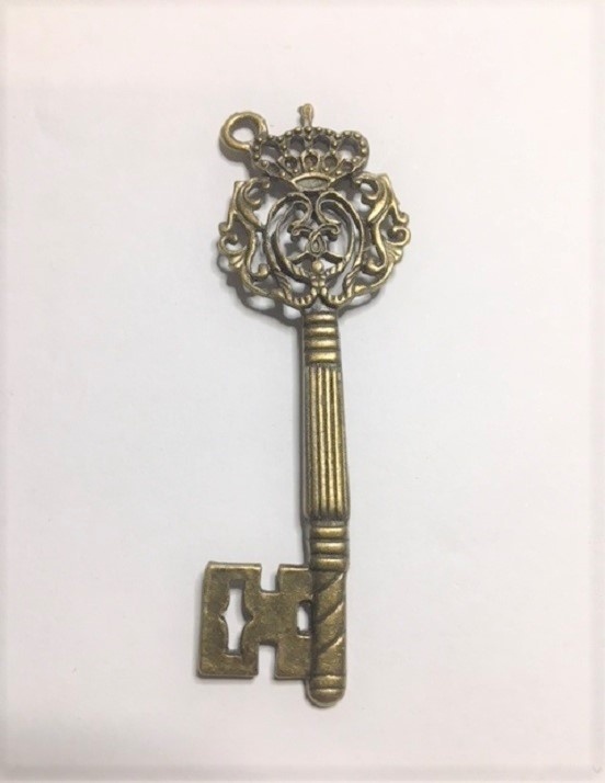 Pendant - Key - Antique Bronze