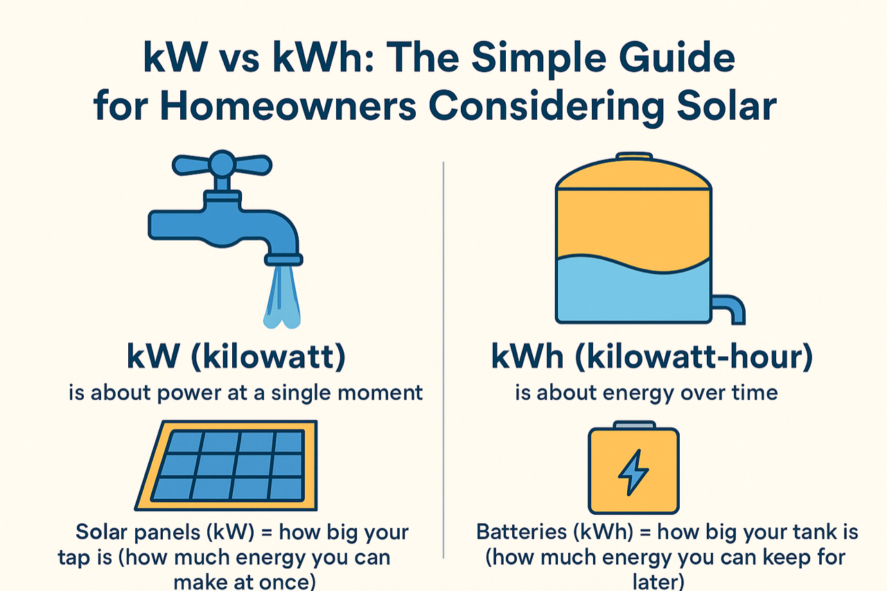 kW and kWh explained